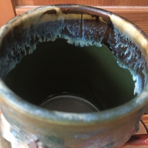 Antique Japanese Sumida Gawa Inoue Ryosai Pottery Mug Vase Chamber Pot Naughty - 第 6/12 張圖片