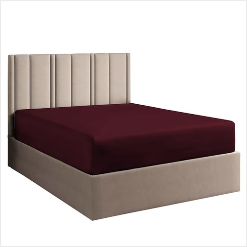Solid Egyptian Cotton Awesome Deep Wall Fitted Sheet+2 Pillow Case AU Queen - Foto 15 di 132