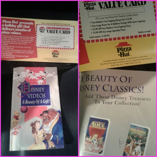 Rare inserts 3 VHS tapes Disney's Beauty & the Beast Platinum Edition Christmas - Picture 10 of 11