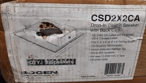BOGEN COMMUNICATIONS Drop-In Ceiling Speaker CSD2X2CA-ONLY 1 SPEAKER - Picture 4 of 4