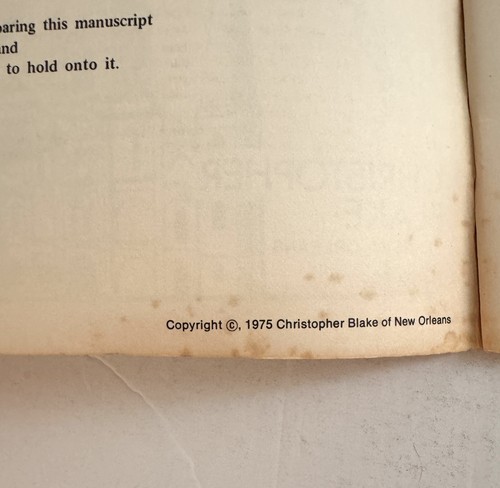 52 Recipes by Christopher Blake New Orleans Cookbook 1975 Vintage Original - Bild 2 von 7