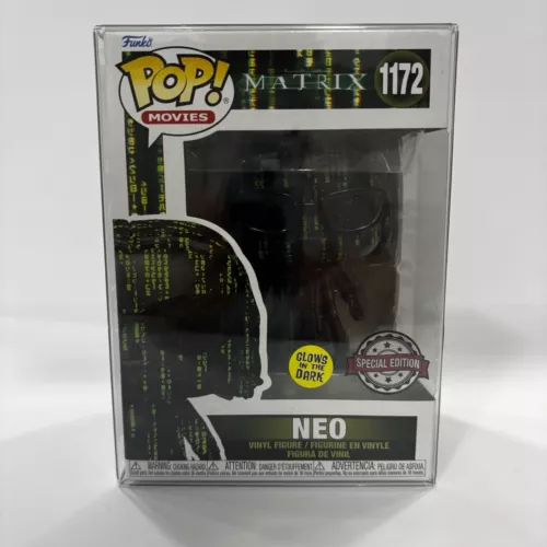Neo #1172 Funko POP! The Matrix Movies GID SPECIAL EDITION with Protector