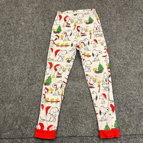 Pottery Barn Kids Snoopy Woodstock Christmas Pajama Set Youth Size 6 Sleepwear - Picture 9 of 15