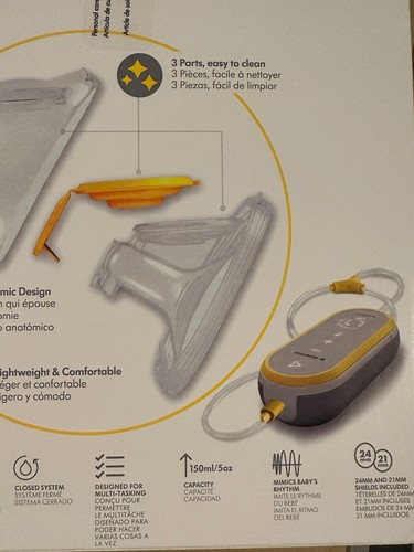 Medela Freestyle Hands-Free Double Electric Breast Pump (ML101044164) Brand New - Picture 8 of 8