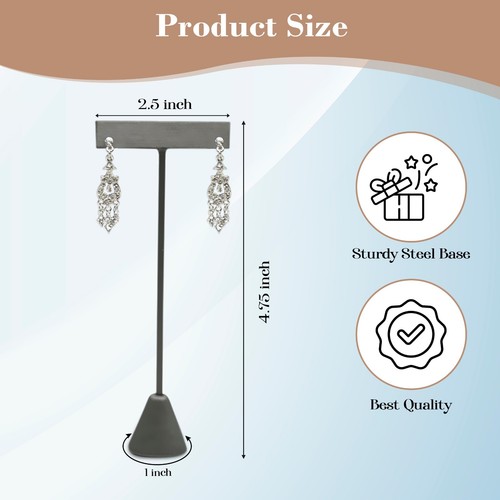 Novel Box Earring Tree T-Bar Display Stand (3 Pack) in Various Sizes/Colors - Picture 57 of 60