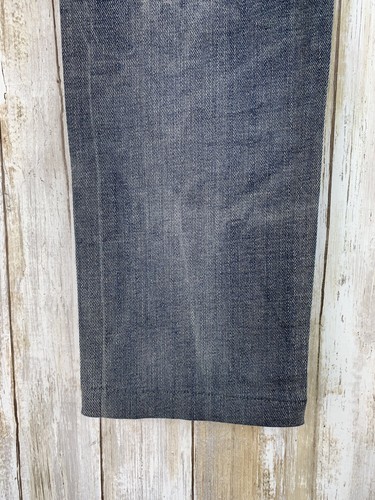Pantalones de mezclilla ajustados únicos desgastados 7 For All Mankind Roxanne ITALIA 26 raros - Imagen 7 de 11