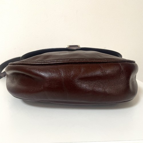 Mint Gold-Pfeil Oxford genuine leather crossbody bag Vintage Direct from Japan - Picture 11 of 14