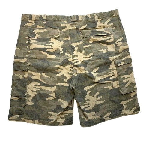 Lincoln Outfitters Camo Cargo Shorts Men 50 Stretch Relaxed Outdoor Hunt NEW Y2K - Picture 2 of 11