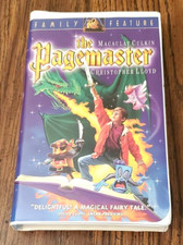 Family Feature The Pagemaster VHS Clamshell Macaulay Culkin Chris Lloyd 1995