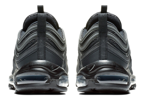 Nike Air Max 97 Retro Sneakers Triple Black Shoes ReflectIve Trainers Men 9.5UK - Picture 6 of 8