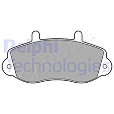 Disc Brake Pad Set DELPHI Fits RENAULT OPEL VAUXHALL Master I Box II 9112777