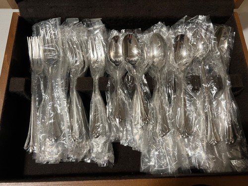 Oneida Community Royal Flaute Servizio di Posate in Acciaio Inox per 12 NUOVO - Foto 2 di 11