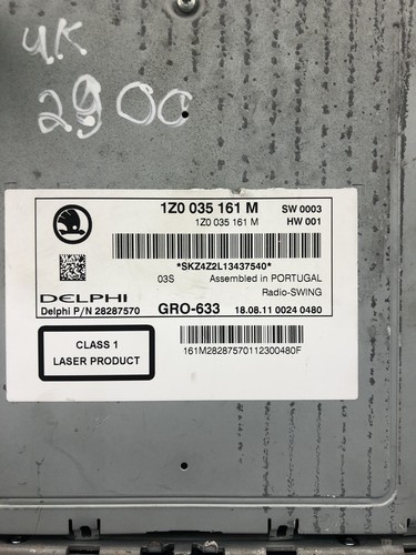 SKODA OCTAVIA III 5E3 Musik-Player ohne GPS 1Z0035161M 2012 23831753 - Bild 4 von 4