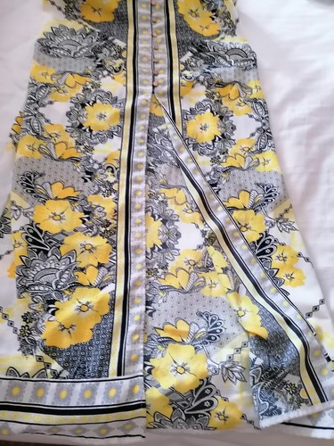Womens River Island Summer Maxi Dress Yellow Size UK 8 - Picture 7 of 7