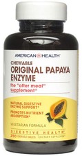 Original Papaya Enzyme 250 Tabs  by American Health