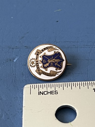 Liga Proyectiva Vintage P.L. Insignia Pin Esmaltado - Fraternal Masónico Afiliado - Imagen 2 de 7