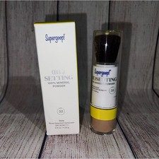 Supergoop  Re setting 100 Mineral Powder DEEP Sunscreen SPF 35 PA  NIB