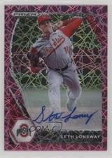 2021 Panini Prizm Draft Picks Pink Velocity Seth Lonsway #PDP176 Auto