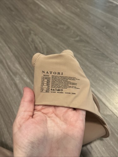 NWOT Natori 36DDD Bra Pure Luxe Full Fit Underwire Back Closure Cafe 732080 - Picture 4 of 4