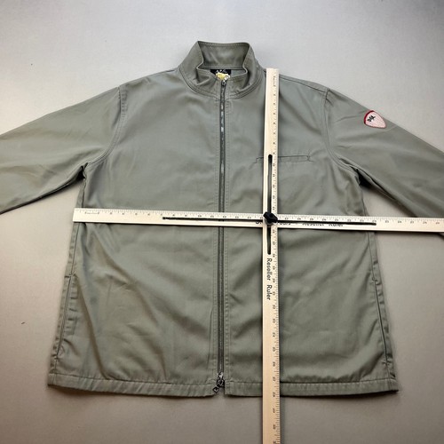 APC Jacket Work Adult Large Beige Tan Rider Bomber Cotton Mesh Lined Full Zip - Picture 9 of 12