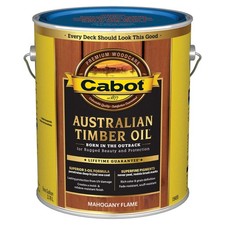 CABOT 140.0019459.007 Stain,Mahogany Flame,Toned Flat,1 gal. 38Y031