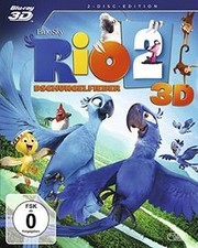 Rio 2 - Dschungelfieber [3D Blu-ray] von Saldanha, Carlos | DVD | Zustand gut