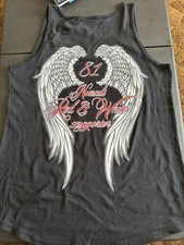 Hells Angel Calif. Nomads Supporters tank top For Women Design On Back. Med