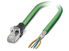 1112869 Patch cord SF/UTP 5 Line Cu,verzinnt PUR grün 3 meter 22AWG IP20 PHOENIX