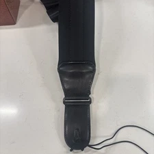 Wepop Guitar Strap Elastic Soft Comfortable Neoprene Leather 3.4in Bass Acous