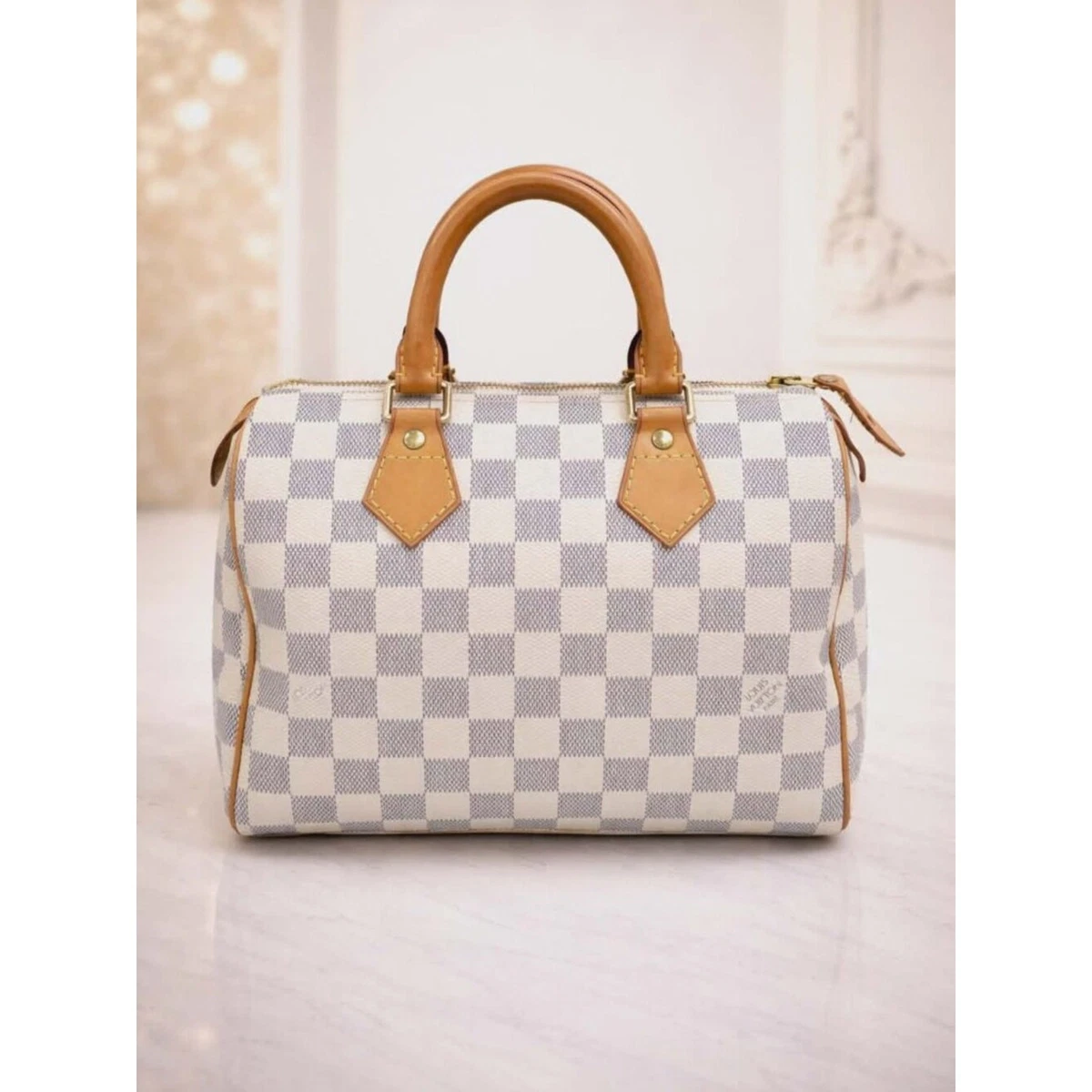 Louis Vuitton Satchel/Top Handle Bag Checkered Bags & Handbags for