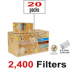 Filtri Rizla Natura Ultra Slim 5.7mm PoppaTips – 20 Conf da 120 Rolling Filters