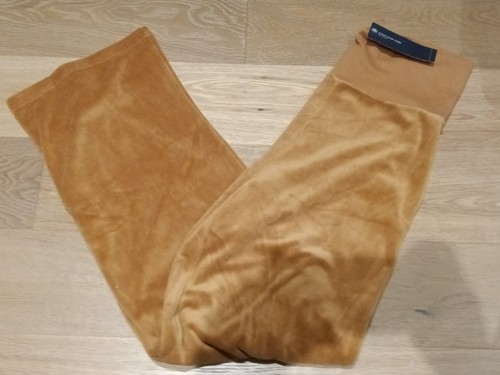 JONES NEW YORK Signature Women's Velour Stretch waist pants, Cognac, LARGE - Picture 1 of 6