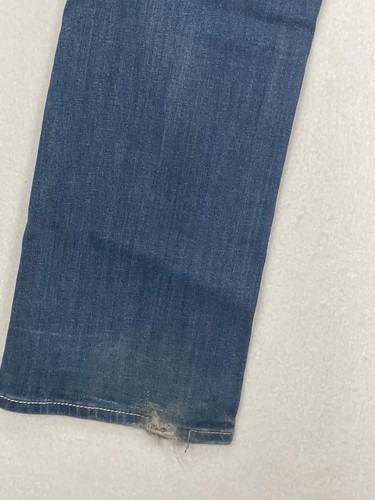 Pantalones de mezclilla Miss Me Bootcut embellecidos con bolsillo talla 32 azul con costuras de estrás - Imagen 11 de 11