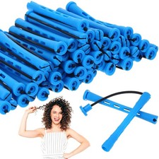 60 Pcs Perm Rods For Short Hair, Eatless Curling Rod Small Flexi Rods, Perm