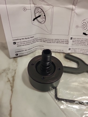 Brizo SH84103-RB Hydrachoice Körperspray Touch-Clean Sprühkopf, Venetian Bronze  - Bild 6 von 9