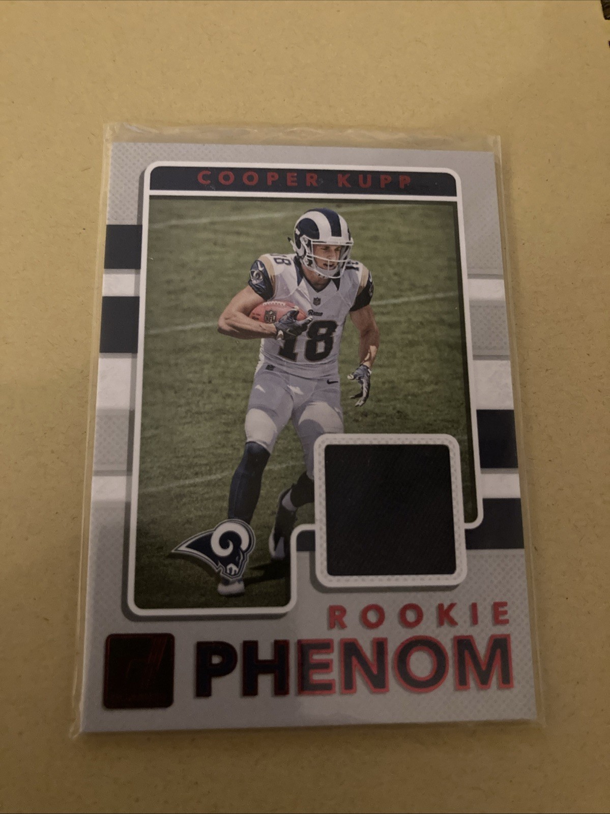 2017 Donruss OPTIC Cooper Kupp Rookie Phenom Jersey/Relic #18 RC Rams