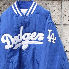 Starter Los Angeles Dodgers Vintage 1990s Nylon Stadium Jacket Size L 26.4in