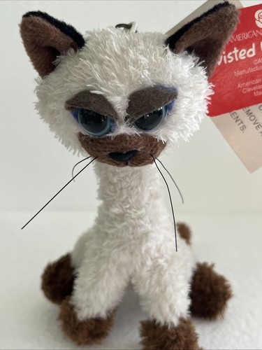 American Greetings Twisted Whiskers Ching The Siamese Cat Collectible Key Chain - Picture 2 of 16