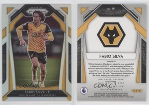 2020-21 Panini Prizm Premier League Silver Prizm Fabio Silva #141 Rookie RC