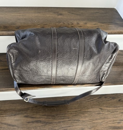 Gucci Vintage Leather Duffel Bag  - Picture 6 of 16