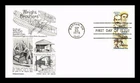 DR JIM STAMPS US COVER WRIGHT BROTHERS AIR MAIL FDC COMBO ARISTOCRAT CACHET