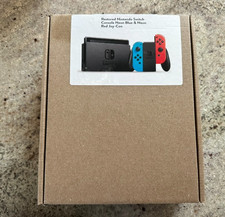 Restored Nintendo Switch Console with Neon Blue & Red Joy-Con HADSKABAH