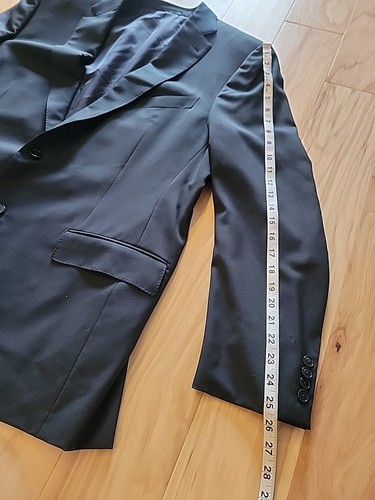 Ermenegildo Zegna Multi Season 48 58 R Navy Blue Suit Pants Jacket **Small Hole - Picture 15 of 24