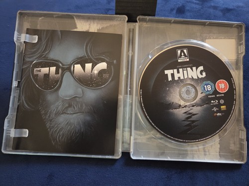 JOHN CARPENTERS'S THE THING - UK EXCLUSIVE BLU RAY STEELBOOK - - Picture 2 of 3