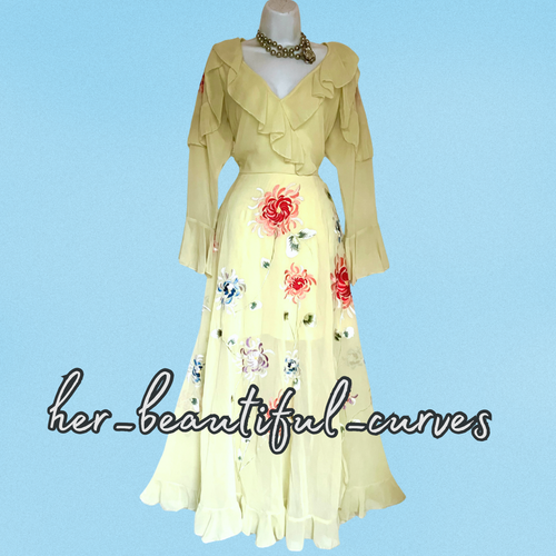 ASOS EMBROIDERED FLORAL WEDDING OCCASION PARTY DRESS SIZE 14