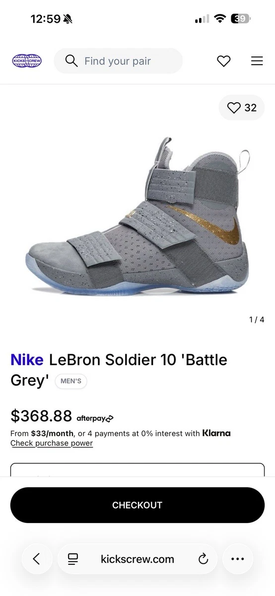 Nike LeBron Soldier 10 Men's Sneakers for Sale | Authenticity