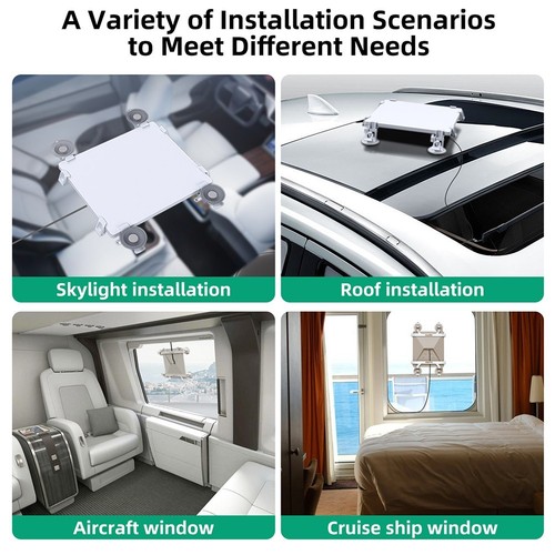 Quick Install Feature of the Suction Cup Mount Perfect for Starlink Mini Users - Afbeelding 6 van 16
