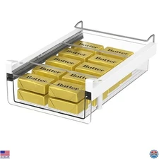 vacane Large Fridge Under Shelf Drawer, Pull Out Refrigerator Drawer Organizer