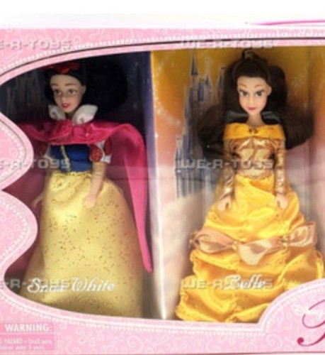 Juego de 4 mini muñecas Princesa Parques Disney Blancanieves Aurora Bella Cenicienta Nuevo - Imagen 7 de 7