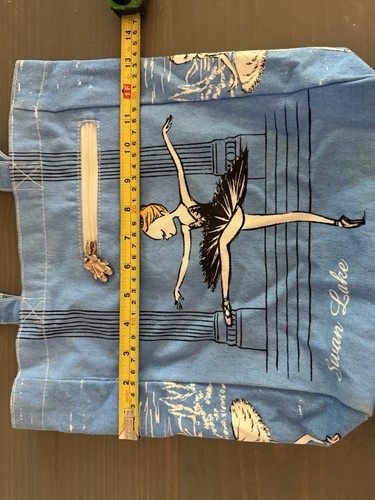 Itscorbeille Ballet Swan Lake Bag Dance Ballet Gear Tote Vintage Pockets Canvas - Picture 12 of 17